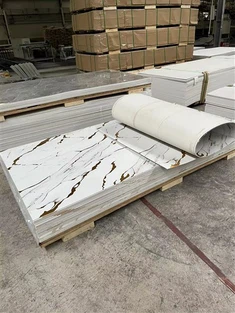 چین میں پیویسی UV ماربل شیٹ